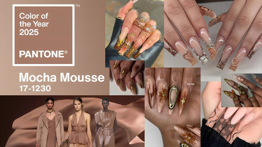 Mocha Mousse is this years Pantone Perfection: Nail Art's 2025 Obsession