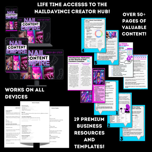 β¨ NAIL CONTENT EMPIRE: TURN YOUR PASSION INTO PROFIT